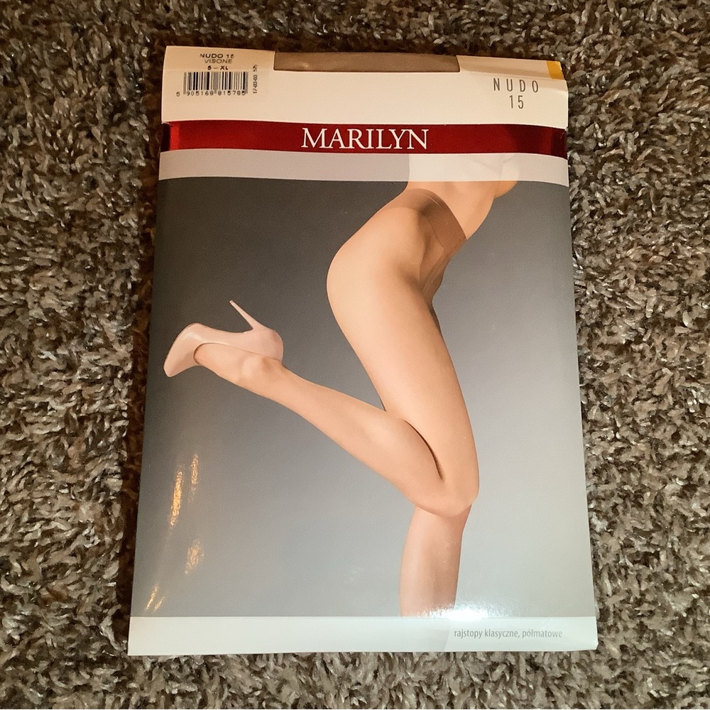 Marilyn nudo 15 semi matt tights, pantyhose, color visone, size: XL